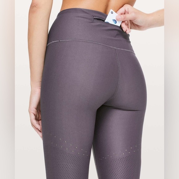 Lululemon Women’s Zoned In Tights in Moonphase Greyish Purple Size 6 - Picture 7 of 17